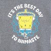 Women's - SpongeBob SquarePants - The Best Day To Namaste Short Sleeve Graphic T-Shirt - 2 of 4
