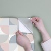Transform Curves Blue and Pink Peel and Stick Wallpaper - 3 of 4
