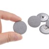 Unique Bargains Suit Dress Blouse Aluminum Fabric Cloth Covered Sewing Buttons 30 Pcs - 4 of 4