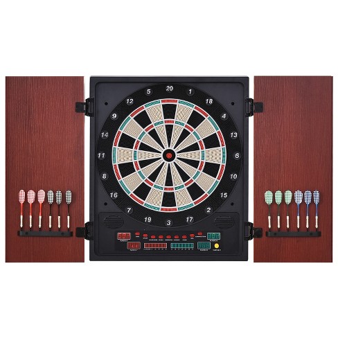 Electronic store dart cabinet