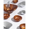 Nambe Tri-Corner Bowl, Made of Metal Alloy, Large Silver Serving Bowl for Side Dishes, Home Decor, and Fruit, 11-Inch - 3 of 4