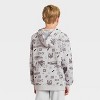 Boys' Sonic the Hedgehog Fleece Hooded Sweatshirt - Silver - 3 of 4