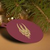 Elon University Primary Logo Aluminum Holiday Christmas Tree Ornament - 4 of 4