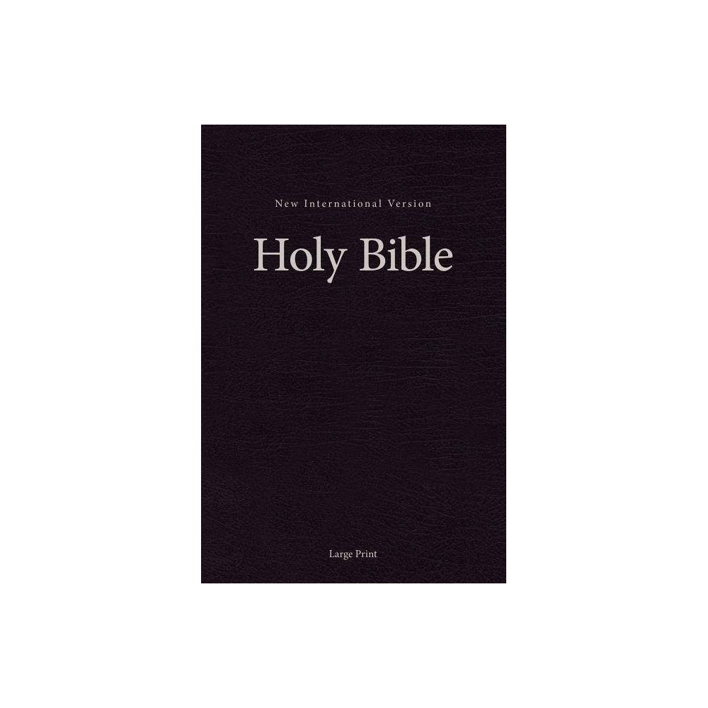 NIV, Pew and Worship Bible, Large Print, Hardcover, Black - by Zondervan
