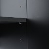 Sapphtopaz Decorative Storage Cabinet Metal Handle 4-Door Sideboard Buffet Cabinet with Storage Pantry Cabinet for Kitchen, Living Room, Entryway - 2 of 4