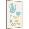 23" x 33" Retro Kitchen Coffee III by Becky Thorns Framed Canvas Wall Art Print - Amanti Art: Vintage Decor, Vertical Layout - 2 of 4