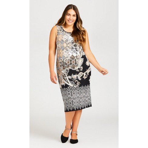 Avenue Women s Plus Size Everly Dress Black 18w 20w Target