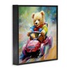 Stupell Industries Teddy Bear on Go Kart, 17" x 17" - 3 of 4