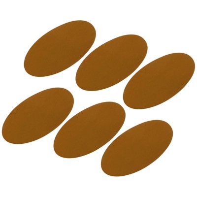 Unique Bargains Oval Iron-on Washable Clothes Hole Repairing Denim Patches 6 Pcs