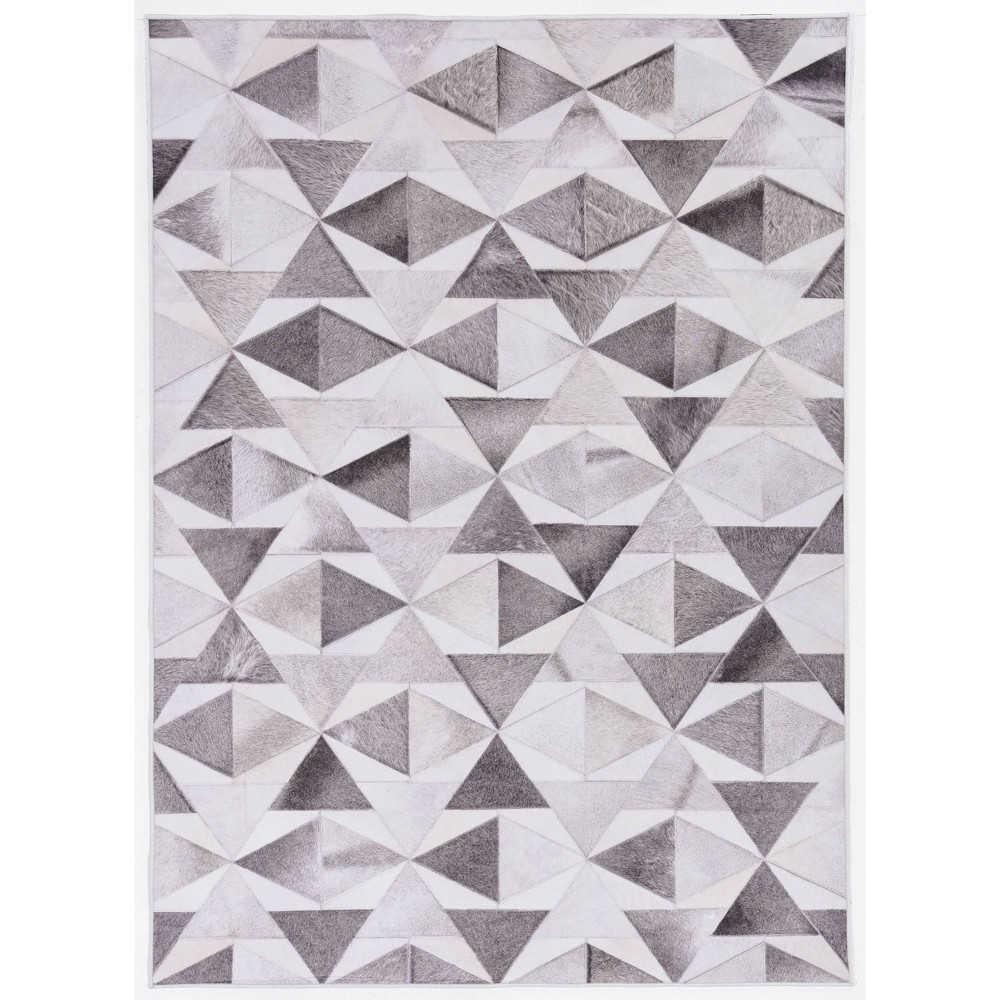 5'x7' Laredo Trenton Rug Off White/Gray - Linon