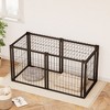 Gulches 47.2" Dog Crate for Small to Medium Dogs with Top Cover and Customizable Doors - 3 of 4