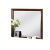 Royal Hampton Dresser Vanity Mirror, 40 Inch Dark Cherry Brown Solid Wood - 4 of 4
