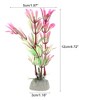 Unique Bargains Aquarium Plastic Plants Tree for Fish Tank Landscape Decoration 2 Pcs - 4 of 4