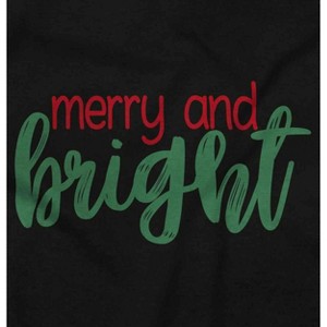 Holiday Christmas Merry and Bright Toddler Baby Girl T Shirt Brisco Brands - 1 of 4