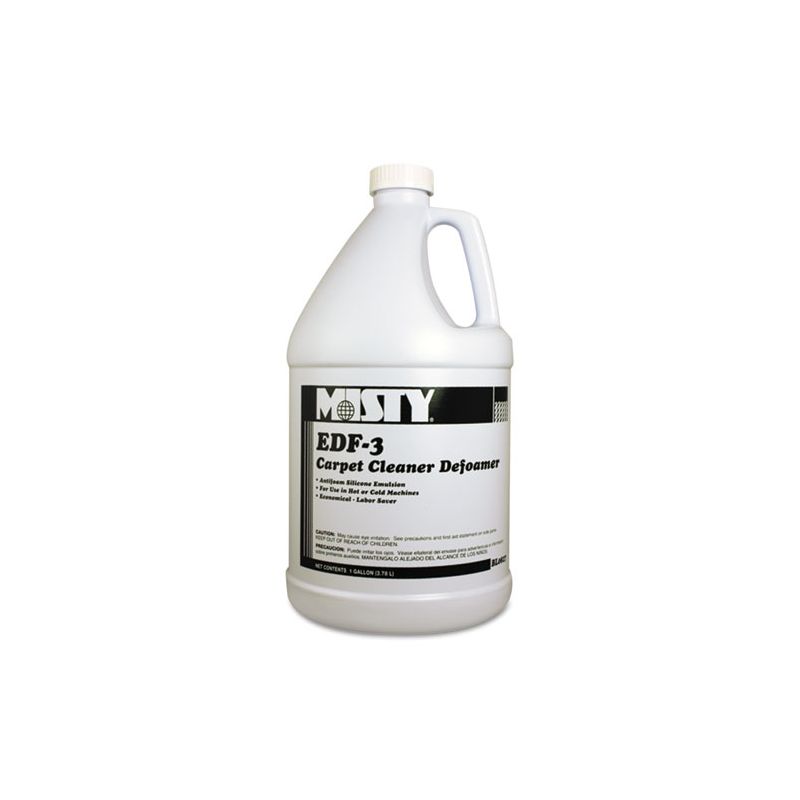 Misty EDF-3 Carpet Cleaner Defoamer, 1 gal Bottle, 4/Carton, 1 of 2