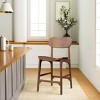 Boraam Solvang Wood Counter Height Barstool Brown Ale Finish - 2 of 4