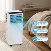 Portable Air Conditioner 8000 BTU with Efficient Cooling Air Conditioners Fan Mode Room Cooling Up to 350 sq ft 24 Hour Timer - 4 of 4