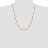 Black Bow Jewelry 2.75mm 14k Yellow Gold, Diamond Cut Solid Rope Chain Necklace - 2 of 4