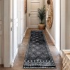 World Rug Gallery Geometric Shag Rug – Ideal for Living Room, Bedroom, or Entryway – White – Medium Pile, Easy to Clean - 2 of 4