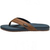 Alpine Swiss Trey Mens Flip Flops Cushion Thong Beach Sandals for Men Non-Slip Sole Men Shoes Arch Support Durable Treaded Sole Faux Leather Sandals - 3 of 4