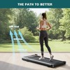 NAYSAYE Walking Pad Treadmill Compact Quiet Portable Under Desk Walking Machine for Home and Office Exercise, Silver, 42.2"*19.2"*3.58" - 4 of 4