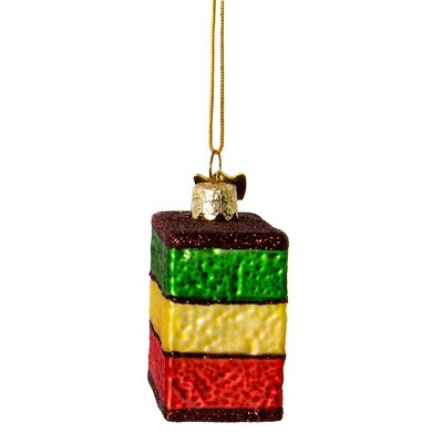 Noble Gems Glass Cookie Holiday Ornament Set, 6-Piece