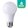 Simply Conserve 60-Watt Equivalent A19 Dimmable LED Light Bulb, 2700K Soft White, 4-pack - 2 of 4