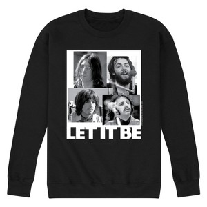 Men's - The Beatles - Let It Be-Men's Crew Fleece Sweatshirt Graphic Fleece Sweatshirt - 1 of 4
