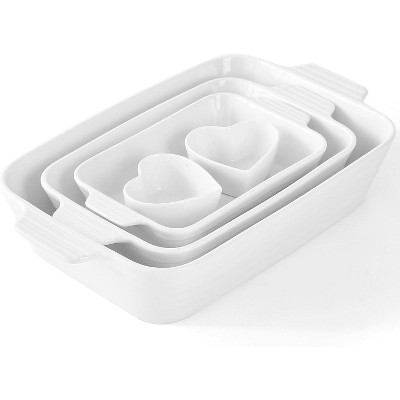 Baking Dish for Oven Casserole Dishes Bakeware Set With Large Deep Baking Dishes Rectangular Non-Stick Baking Pans