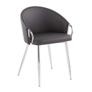 Claire Contemporary and Glam Dining Chair - LumiSource
