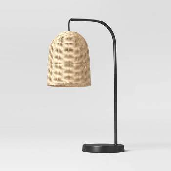 Addison Rattan Table Lamp Brown - Threshold™