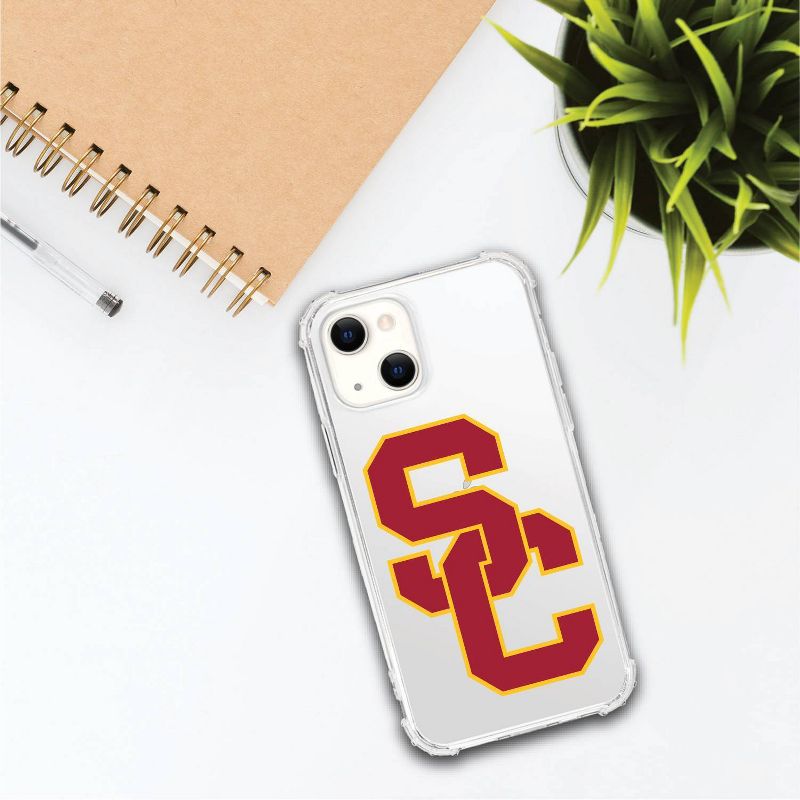 NCAA USC Trojans Clear Tough Edge Phone Case - iPhone 13, 3 of 5