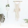 Unique Bargains Macrame Plant Hanger Woven Cotton Indoor Outdoor Decorative - 2 of 4