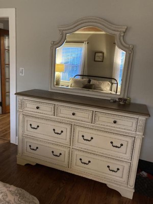 Realyn Dresser Chipped White - Signature Design By Ashley : Target