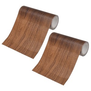 Unique Bargains Self Adhesive Wood Grain Design Durable Easy to Apply Repair Tape - 1 of 4