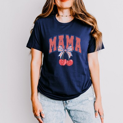 Simply Sage Market Patriotic Mama Cherries Short Sleeve Tee