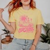 Simply Sage Market Women's Sunshine On My Mind Car Short Sleeve Garment Dyed Tee - 2 of 3