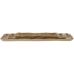 Uttermost Artisan Antique Gold Decorative Trays Set of 3 - 1 of 1