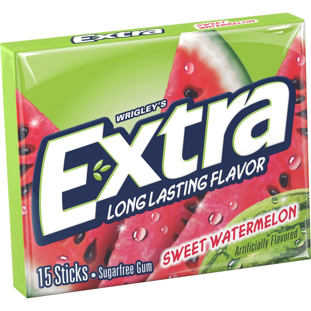 UPC 022000008381 product image for Extra Sweet Watermelon Sugarfree Gum - 15ct | upcitemdb.com