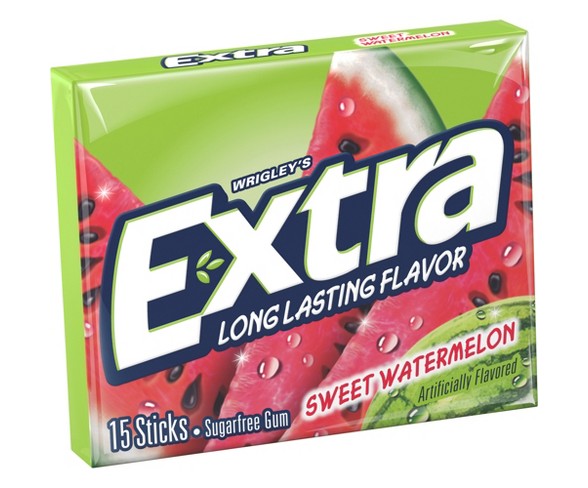 Extra Sweet Watermelon Sugarfree Gum - 15ct