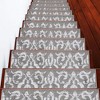 Sussexhome Floral Collection Anti-Slip Carpet Stair Treads, 9" X 28" - 2 of 4