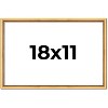 PosterPalooza | Classic Modern Gold Picture Frame - UV Acrylic, Backing Board, Hanging Hardware Included - 2 of 4