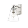 Harper Collection 1-Light Wall Sconce - Contemporary Steel Design, Dimmable, Damp Rated - 2 of 4