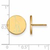 Black Bow Jewelry 14k Yellow Gold Plated Sterling Silver Alpha Epsilon Phi Greek Life Stud Earrings - 2 of 3
