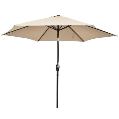 Tangkula 9 Ft Patio Table Market Umbrella Yard Outdoor W/ Heavy-duty ...