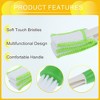 Unique Bargains Car Indoor Air-condition Clean Brush TPR 6.69" Green White 1 Pc - 4 of 4