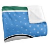 Tulane University Logo Dots Silky 50x60 Blanket, 1 Sided - 3 of 4