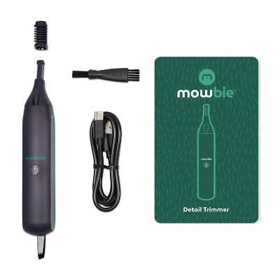 Mowbie Men's Detail Trimmer: Battery-Powered, For Ear, Nose, Eyebrows