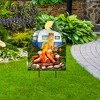 Briarwood Lane Summer Metal Art 27x15 Roasting Marshmallows For Summer Metal Art - 2 of 3