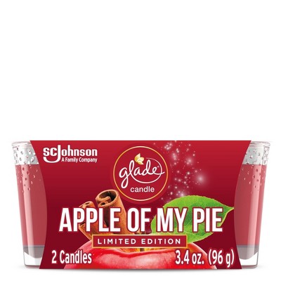 Glade Candle Apple Of My Pie - 2pk/3.4oz